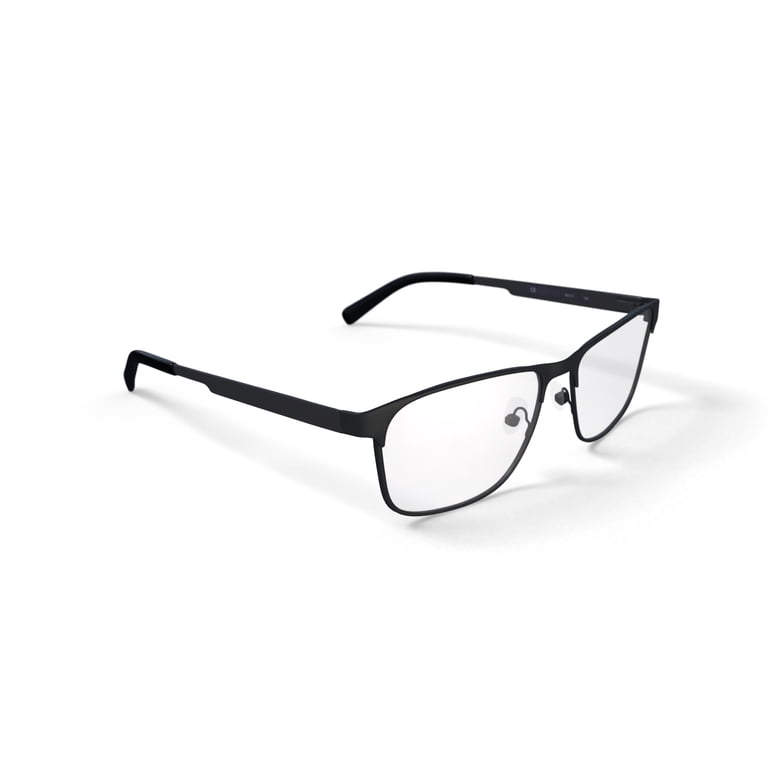 Walmart Men's NAJJA Rectangular Prescription Eyeglasses with Case