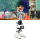 thumbnail image 5 of Juego de microscopio para niños kit de ciencia de microscopio para niños volante ajustable ángulo de observación luz LED para uso escolar ANGGREK Otros, 5 of 7
