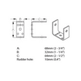 thumbnail image 5 of Bixpy Simple Gudgeon for Kayaks – Mounting Bracket for Universal Versa Rudder Adapter, Compatible with Bixpy K-1 Motor, Marine-Grade Kayak Stern Mount, 5 of 5