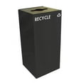 thumbnail image 2 of Witt Industries 32GC04-CB Geocube Recycling Receptacle With Slot & Round Opening, 32 Gallon - Charcoal, 2 of 2
