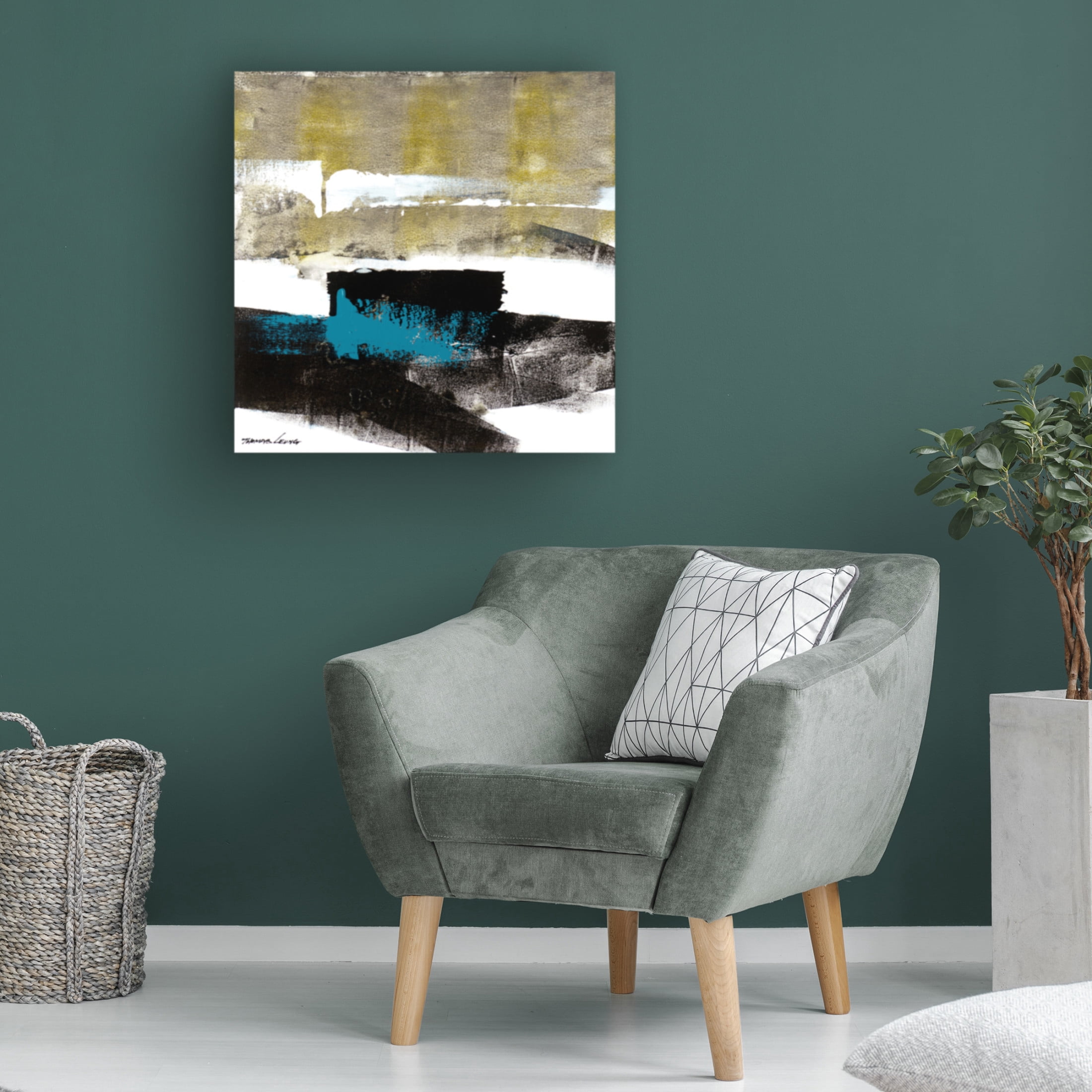 Canvas Wall Art - Thomas Leung 'Wave 11' Wall Art for Living Room, Bedroom, or Office Décor by Trademark Fine Art - 24 x 24 Inches