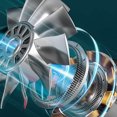 thumbnail image 4 of Ventilador Chorro Inalámbrico Aire Eléctrico Duster Turbine Blower Turbo Viento Ajustable 1000W para Teclado La Computadora, 4 of 9