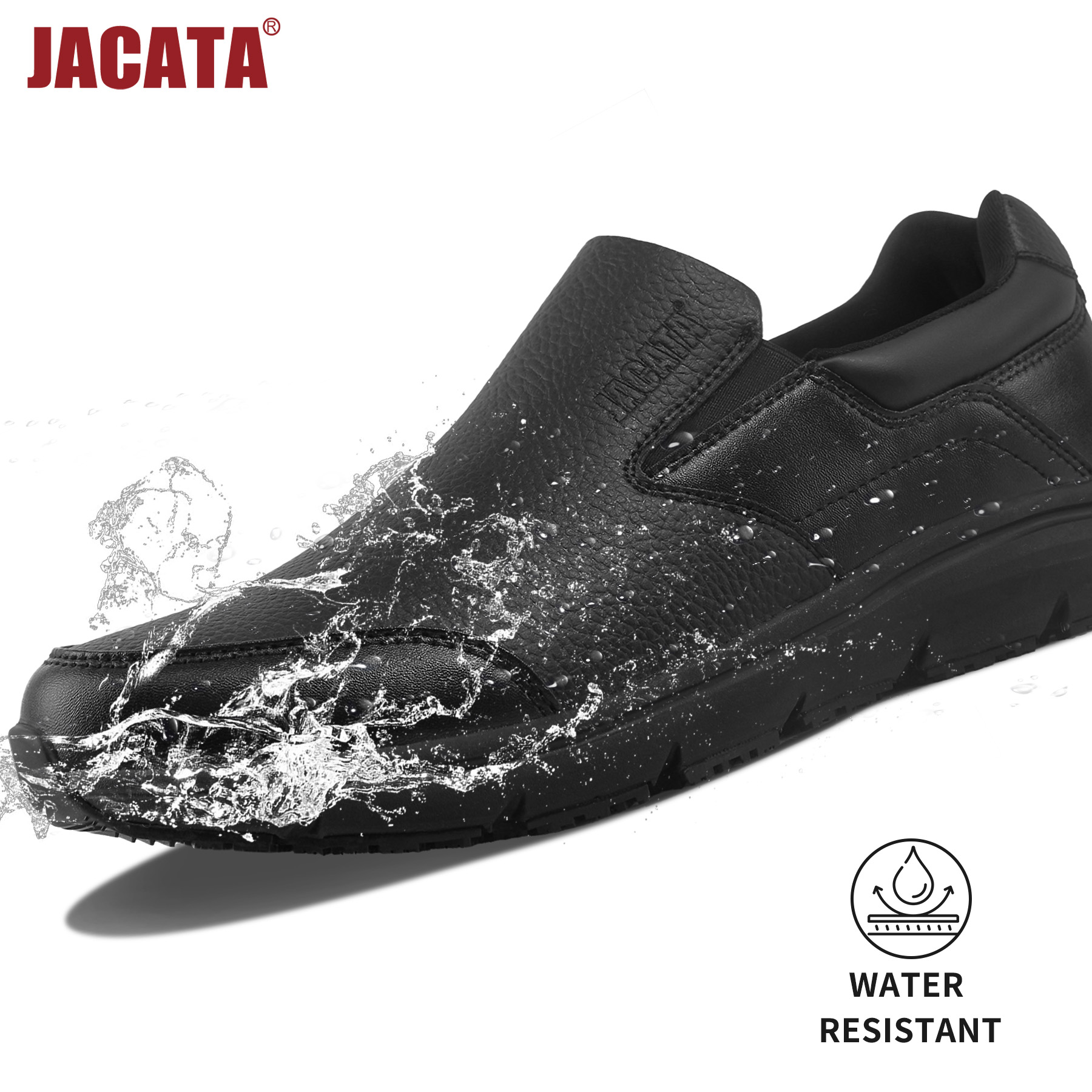 Jacata Men's Non-Slip Work Shoes with Arch Support photo 4