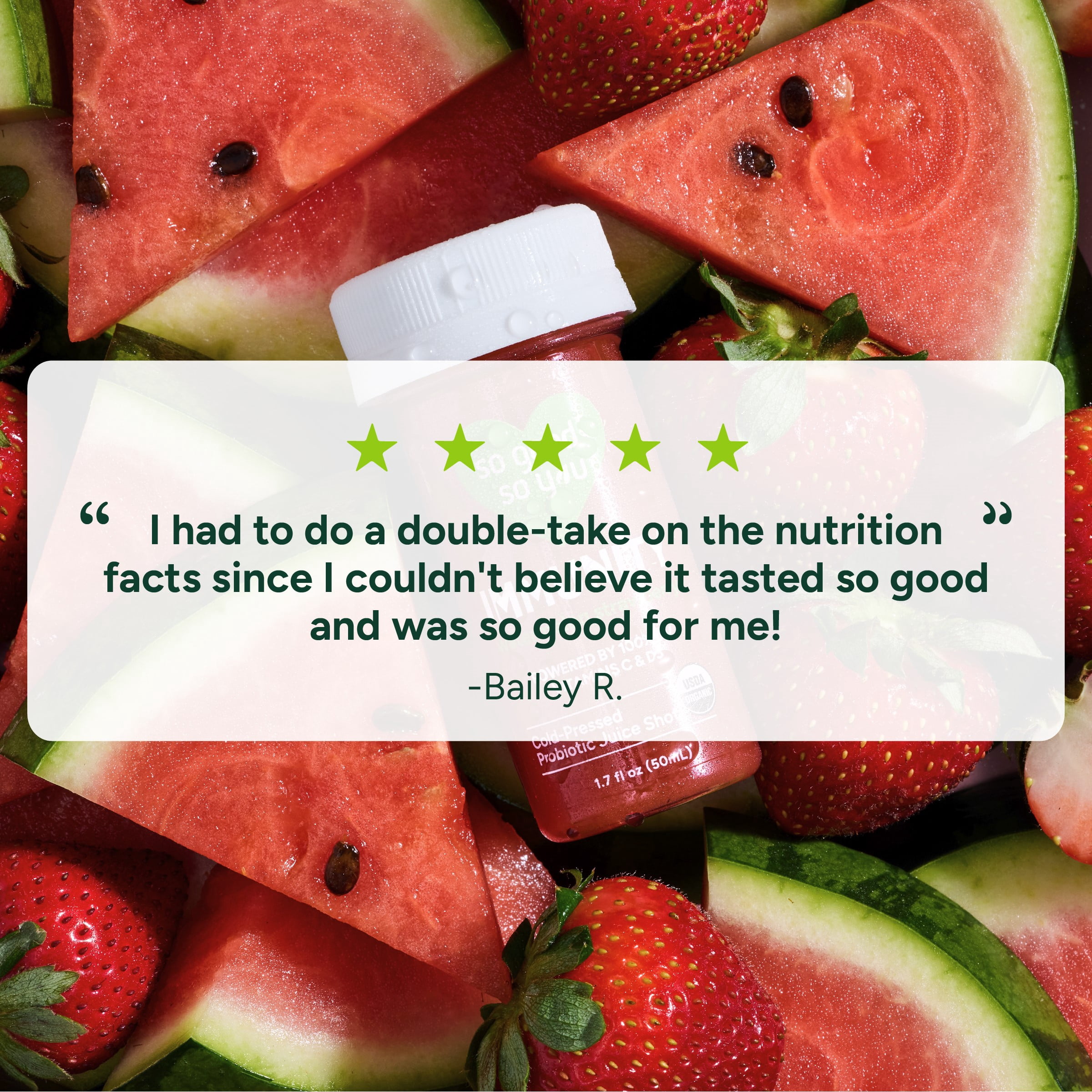 So Good So You Immunity Watermelon Strawberry Probiotic Shot