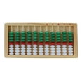 thumbnail image 1 of estándar-8,15 pulgadas-calcudora profesion columnas (herramienta de aprendizaje y educativo) para niños 6 7 Madera Verde Rojo CUTICAT Juguetes aritméticos de ábaco, 1 of 8