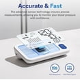 thumbnail image 4 of Alcedo Bluetooth Blood Pressure Monitor for Home Use, Accurate Upper Arm Smart BP Machine with Wide Range Cuff, App-Enabled for iOS & Android, Super Large Backlit Screen, 2 x 250 Memory, 4 of 10