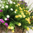thumbnail image 2 of Artificial Flowers Plastic Fake PlantsGypsophila Hanging Shrubs Outside Decor, 2 of 4