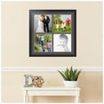 thumbnail image 2 of ArtToFrames Collage Photo Picture Frame with 4 - 10x10" Openings, Framed in Black with Chestnut and Black Mats (CDM-3926-1593), 2 of 8