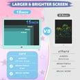 thumbnail image 6 of LCD Writing Tablet Doodle Board, 15inch Colorful Drawing Pad for Kids, Mess Free Coloring for Toddlers, Educational Birthday Toys Gifts for 3-9 Year Old Girls Boys, 6 of 7