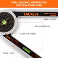 thumbnail image 2 of TACKLIFE MAG01 Jauge d'Angle de Mesure et d'Inspection, 2 of 6