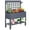Gray#23, variant on Walk-in Greenhouse for Outdoors with Roll-up Zipper Door, 18 Shelves, PE Cover & Heavy Duty Frame, Portable Plant Greenhouse 95.25" x 70.75" x 82.75", Green