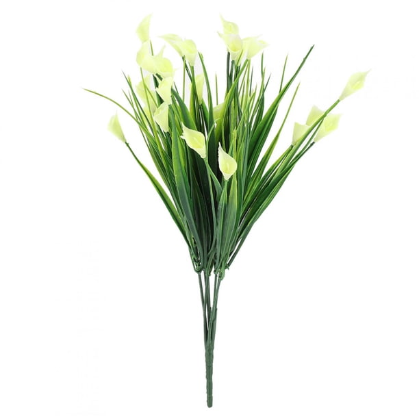 Hoja Artificial, Lirio De Cala De Plástico Artificial Flores Artificiales Flores De Lirio Artificial Innovación Moderna Jadeshay A