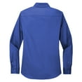 thumbnail image 6 of Yellow Rooster Womens Long Sleeve Easy Care Shirt Royal/Classic Navy XS, 6 of 6