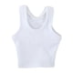 thumbnail image 2 of Chaleco sin mangas para hombre, ropa para muñeca, accesorio de vestir para hombre de 12 pulgadas, escala 1/6 Blanco, 2 of 9
