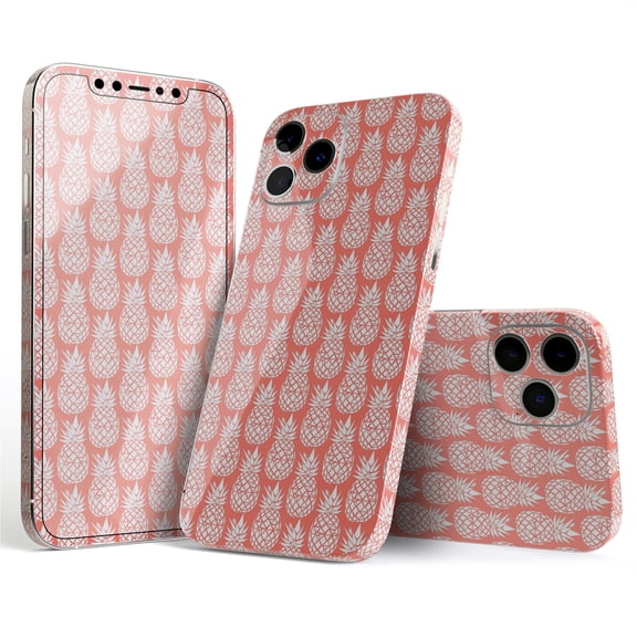 DesignSkinz Tropical Summer Pineapple v2 Full-Body Skin Decal Wrap Cover for iPhone 16