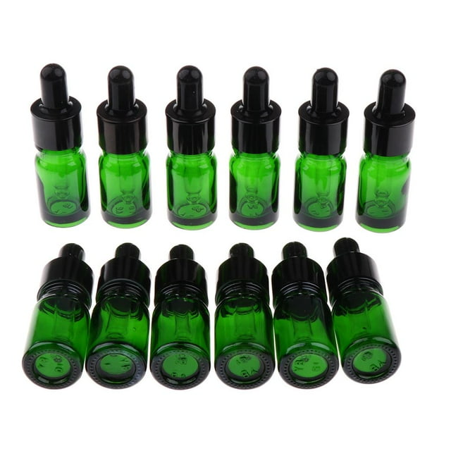 Botella Cuentagotas de Sueros de Maquillaje de Aceite Esencial de Vacío Recargable 12 Piezas - 5ml Macarena Botella de cuentagotas de aceites esenciales