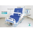 thumbnail image 2 of Gambimedic Cama Hospitalaria Electrica 3 Motores Posicion Silla Elevacion Respaldo Altura Ajustabl, 2 of 12