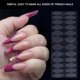 thumbnail image 3 of Molde de forma de uñas de 24 uds bandeja sin papel molde de Gel extendido herramientas de arte de uñas para salón, 3 of 6