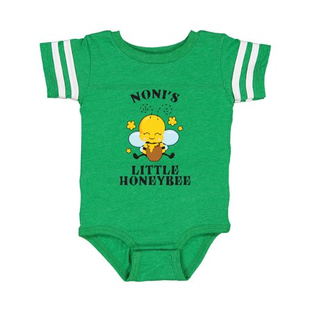 

Inktastic Cute Bee Noni s Little Honeybee with Stars Gift Baby Boy or Baby Girl Bodysuit