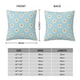thumbnail image 2 of Pofeuu Daisies Flowers Print Double-sided plush pillowcase Square Throw Pillow Covers Pillows Cover for Living Room Bedroom Sofa Couch Cushion Cover（No pillow core）-12"x12", 2 of 7
