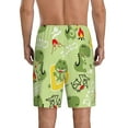 thumbnail image 3 of Fotbe Cute Dinosaurs Cartoon Pajama Shorts for Men, Men's Pajama Bottoms, Sleepwear,Short Pajama Pants-4X-Large, 3 of 9