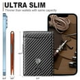 thumbnail image 4 of HAILTH Slim Men's Wallet - Leather Credit Card Holder with RFID Blocking, Bifold & Large Capacity - Minimalist Front Pocket Style, Perfect Gift with Gift Box, 4 of 7