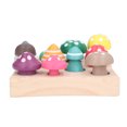 thumbnail image 4 of Mushroom Educational Game, Sorting Ability Color Cognition 12Pcs Wooden Mushroom Picking Toys  For Playing For Over 12 Months, 4 of 8