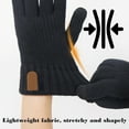 thumbnail image 6 of Winter Touchscreen Gloves under $5! Yannianjz Knitted Touchscreen Gloves, Winter Warm Fleece Lined Gloves for Men and Women, Stretchable Cold Weather Gloves for Outdoor Activities, 6 of 6