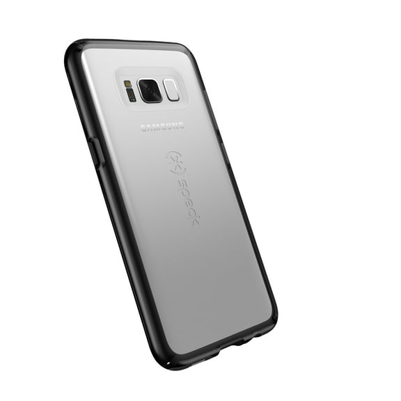 Speck GemShell Case for Galaxy S8, Clear and Black