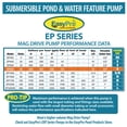 thumbnail image 4 of EasyPro EP850 Submersible Magnetic Drive Pump - 850 GPH, 4 of 6