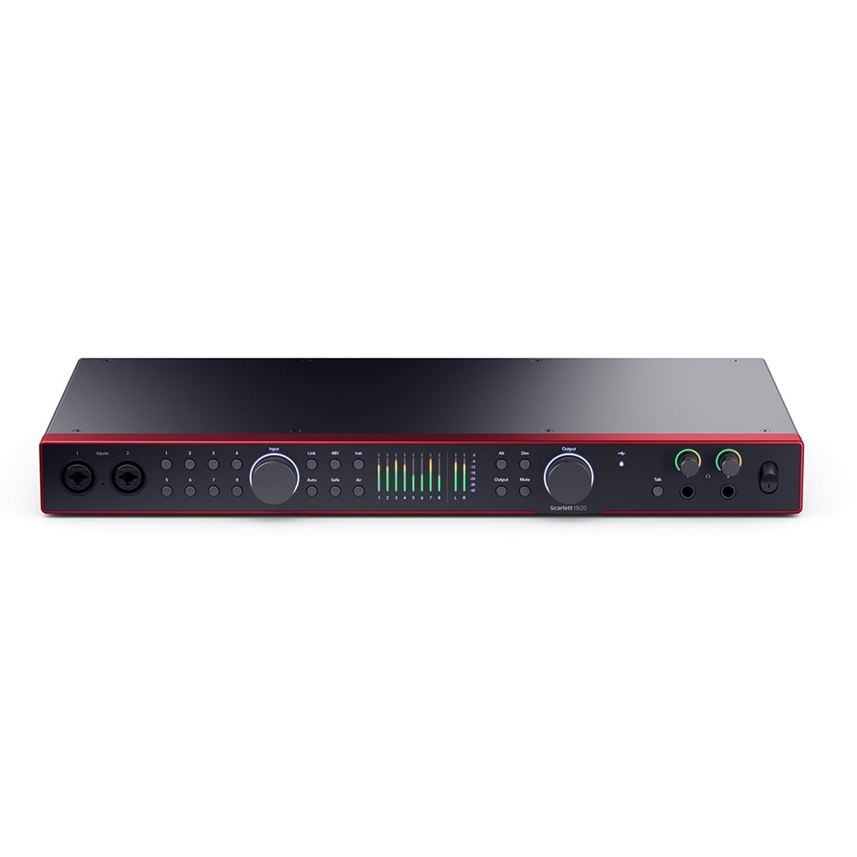 Focusrite Scarlett 18i20 4th Gen USB Audio Interface with Software Suite, Bundle with 2x 10' XLR Male to Female Cable