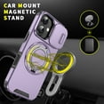 thumbnail image 6 of Magnetic for iPhone 17 Case [Compatible with MagSafe] [360° Rotatable Ring Holder Kickstand] [Military Grade Protection] Shockproof Slim Phone Case for iPhone 17,Purple, 6 of 10