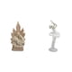 thumbnail image 1 of Estatua católica figura adorno escultura resina escritorio dama coleccionable ballet niña adecuada para dormitorio baño jardín coche decoración del ho, 1 of 8