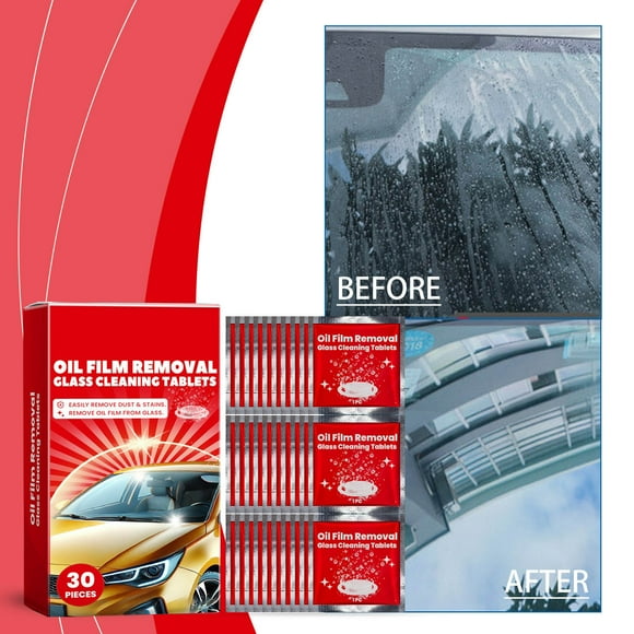 Meitianfacai Glass Cleaning Tablets Glass Waterproofing Agent Auto Windshield Waterproofing Agent, red
