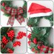 thumbnail image 5 of Guirnalda navideña con sombrero de bayas rojas, adorno para puerta delantera del árbol de Navidad, 5 of 5