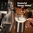 thumbnail image 2 of 20-Bar Espresso Machine with Rapid Cold Brew, Stainless Steel Coffee Maker, 40oz Removable Water Tank for Cappuccino & Latte, Silver, 2 of 9