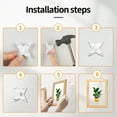 thumbnail image 3 of Wall Hooks Lightweight Portable Trace Hanging Hook Wear-resistant Photo Frame Nails Good Strength Invisible Nails Removable Photo Frame Nails, 3 of 7