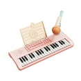 thumbnail image 1 of MERIGLARE Kids Piano Keyboard Gift Multifunctional Musical Instrument Teaching 37 Keys Pink, 1 of 6