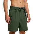 thumbnail image 2 of Men's Hiking Cargo Shorts 7" Inseam Adjustable Built-in Belted Summer Quick Dry Outdoor Short Pants for Camping Fishing, Big & Tall, 2 of 10