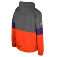 thumbnail image 3 of Men's Colosseum Charcoal Clemson Tigers Miles Full-Zip Jacket, 3 of 3