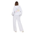 thumbnail image 5 of Forever 21 Women’s Zip Up Hoodie with Floral Patches, Relaxed Fit Hooded Sweatshirt with Front Pockets for Casual Everyday Layering, XS-XL, 5 of 6
