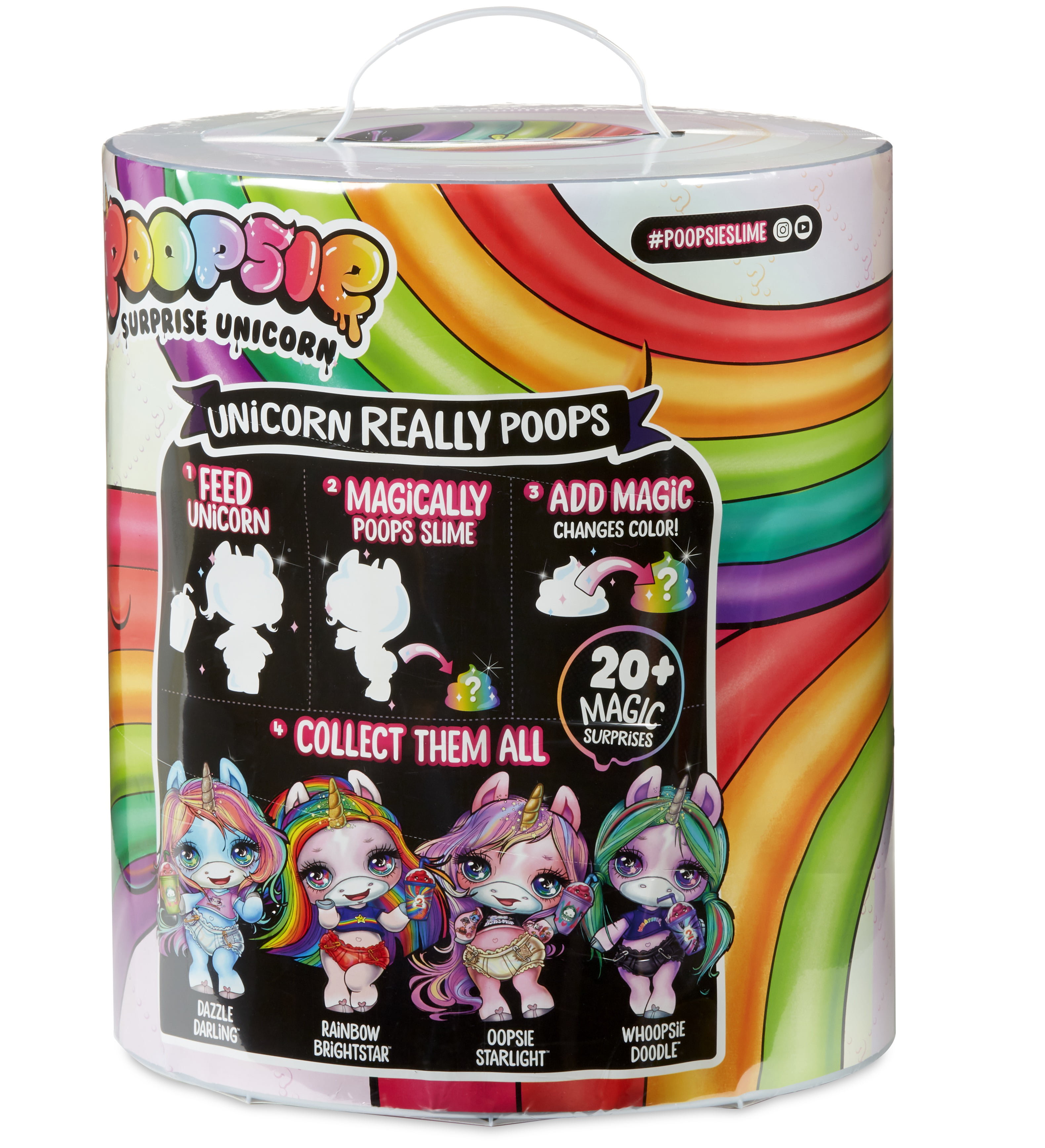  Poopsie Surprise Glitter Unicorn- Pink Or Purple, Multicolor  (561149) : Toys & Games