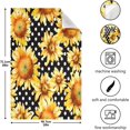 thumbnail image 3 of GZHJMY Sunflowershand Pain 4PCS Kitchen Towels Dish Clothes Absorbent Dishcloths Reusable Rapid Drying for Kitchen Bathroom Hotel Household Hand Towels 29"X18" inch, 3 of 7