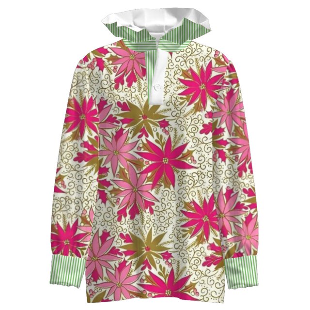 Spring Fashion Women's Ruffled Stand-up Collar Shirt Loose Temperament Commuter Long Sleeve Top