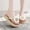 Khaki, variant on Womens Sandals Size 10 Women Weave Beach Breathable Sandals Home Slipper Flowers Flip-Flops Flat Shoes Skechers Memory Foam Sandals for Women on Clearance