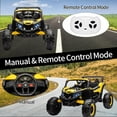 thumbnail image 7 of Lumiparty 2 Seater Ride on UTV Car, 24V Electric Vehicle, Electric Off-Road UTV Car w/Remote Control, 2 * 200W Motor, Spring Suspension, Music, Yellow, 7 of 7
