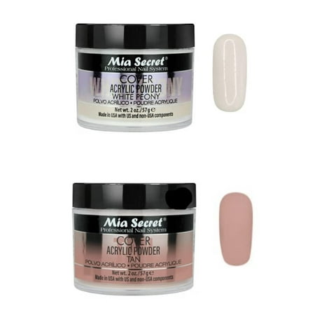 Mia Secret - COVER (WHITE PEONY + TAN) 2 oz