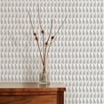 thumbnail image 2 of Eco Wallpaper Padma Grey Geometric Texture Wallpaper, 2 of 2