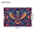 thumbnail image 4 of Yayeee Bath Rug for Bathroom Floor Non Slip Contour Fluffy Soft Absorbent Mat, 20"x24", Geometric Eagle, 4 of 7