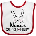 thumbnail image 3 of Inktastic Nana Bunny Grandchild Boys or Girls Baby Bib, 3 of 4
